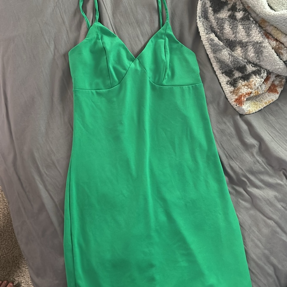 Green dress